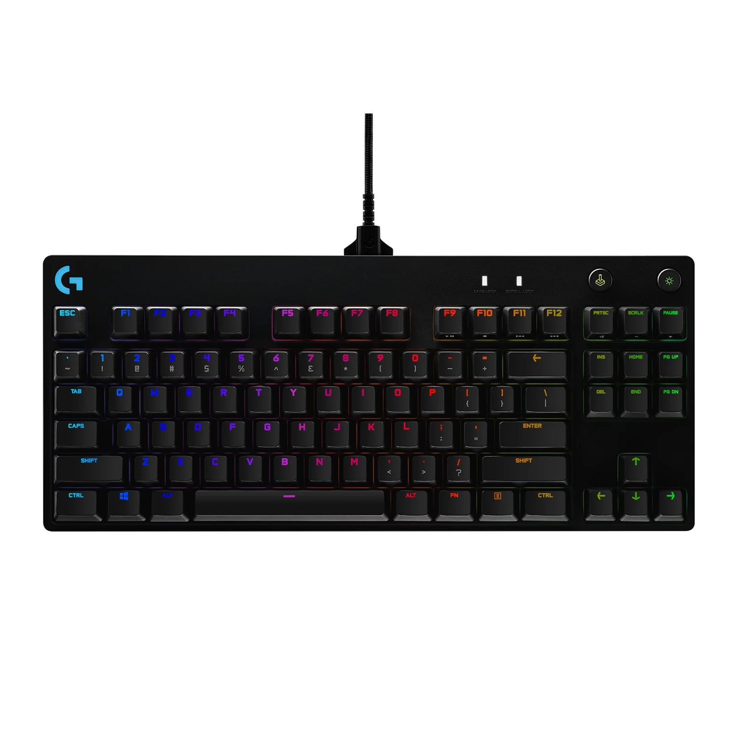 Logitech G PRO gaming keyboard, Tactile (GX Blue), black, English layout