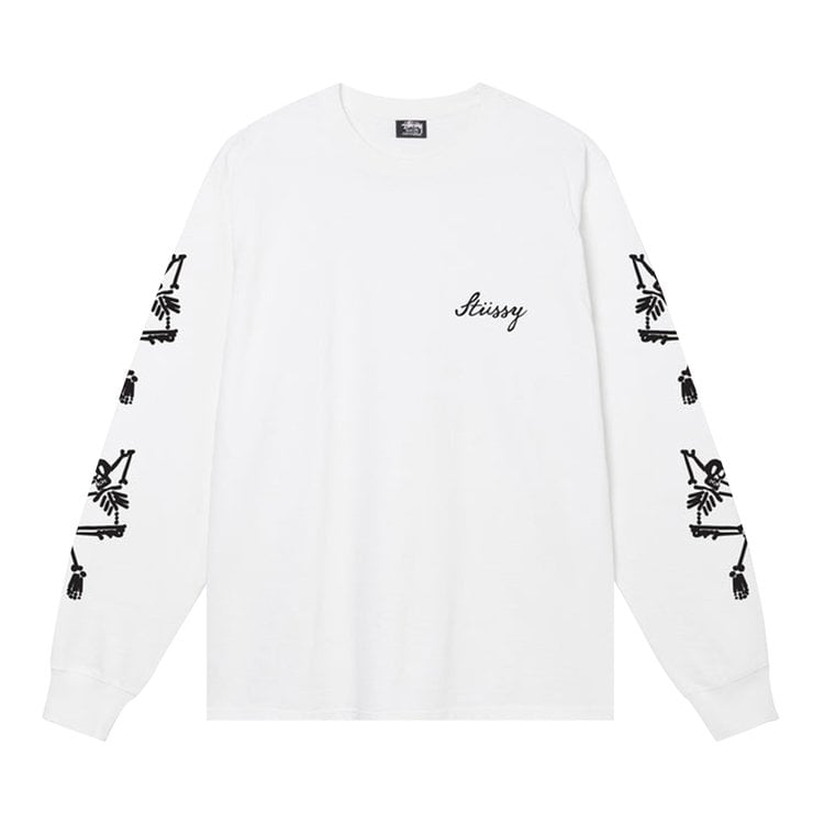 Stussy Paradise Lost Long-Sleeve Tee 'White', white