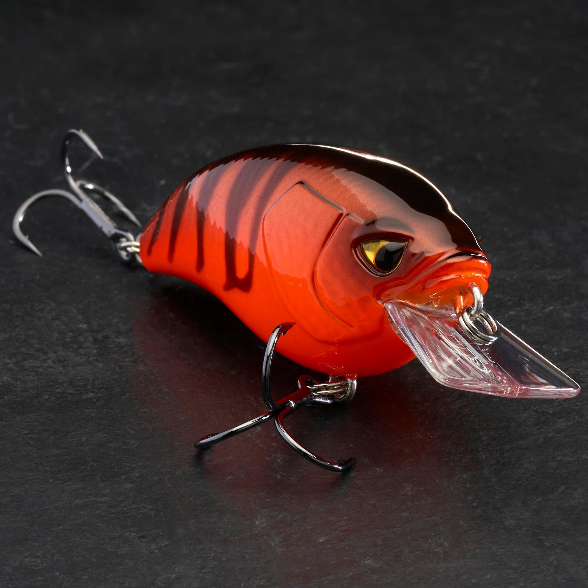 Wobbler Crankbait Shallow Runner WXM CRKSR 53 F Cancer CAPERLAN, neon blood orange/black