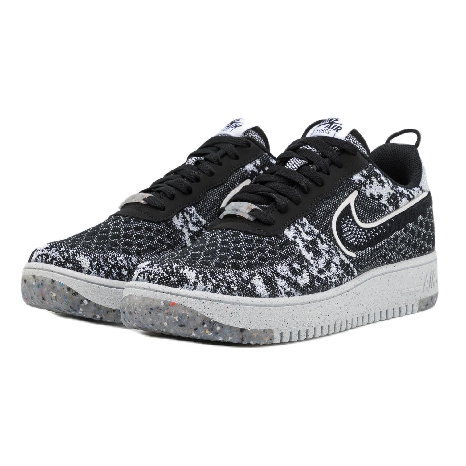 Nike Air Force 1 Crater Flyknit, Black/Grey