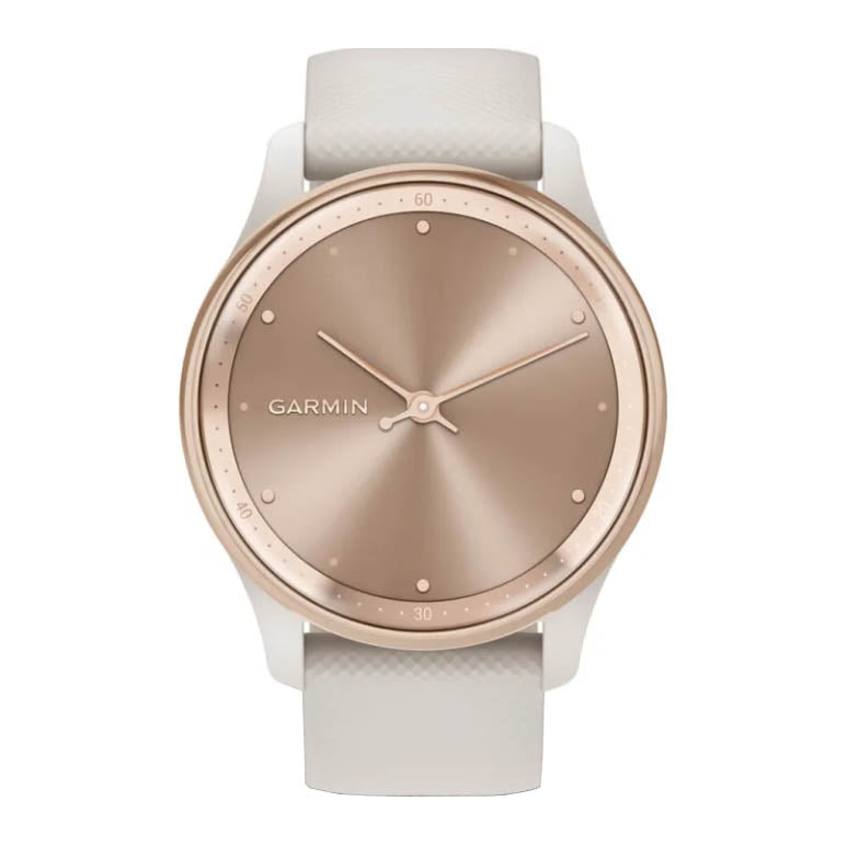 Garmin Vivomove Trend Smartwatch, Rose Gold/Ivory