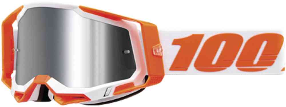 100% Racecraft II Orange Motocross Goggles,