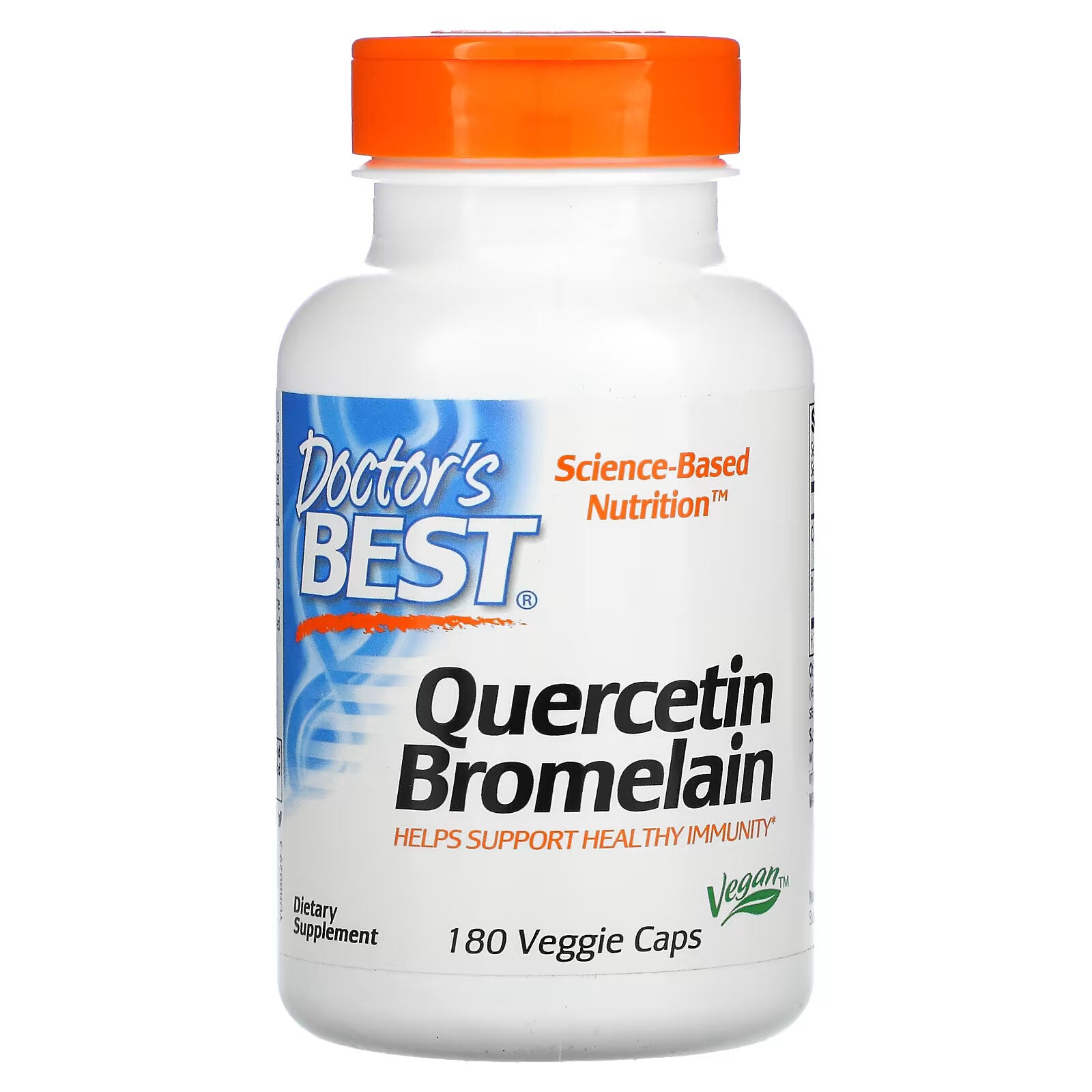 Doctor's Best, Quercetin with Bromelain, 180 Vegan Capsules