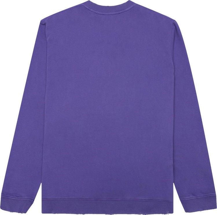 Raf Simons Girl In Red Destroyed Sweater 'Purple', purple