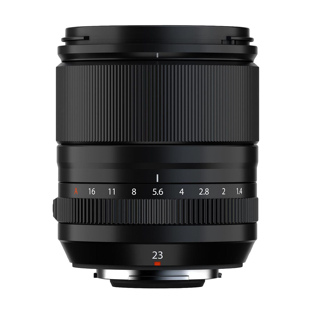 عدسة فوجي فيلم XF 23mm f/1.4 R LM WR، باللون الأسود