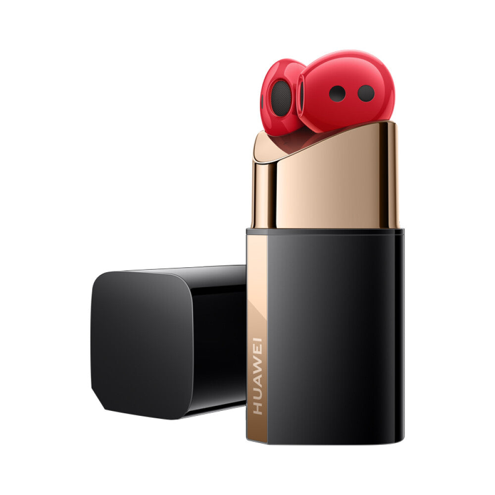 HUAWEI FreeBuds Lipstick Wireless Headphones with Active Noise Canceling, Red