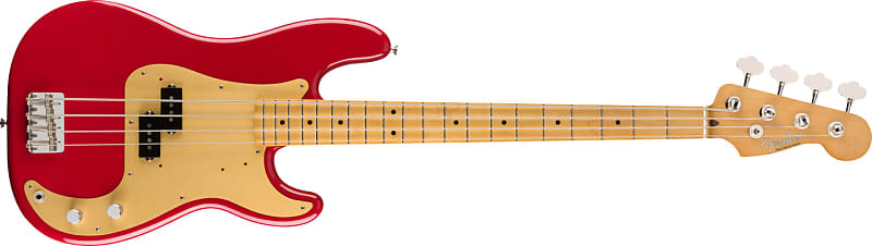 Fender Vintera '50s Precision Bass - Maple Neck, Dakota Red with Deluxe GigBag