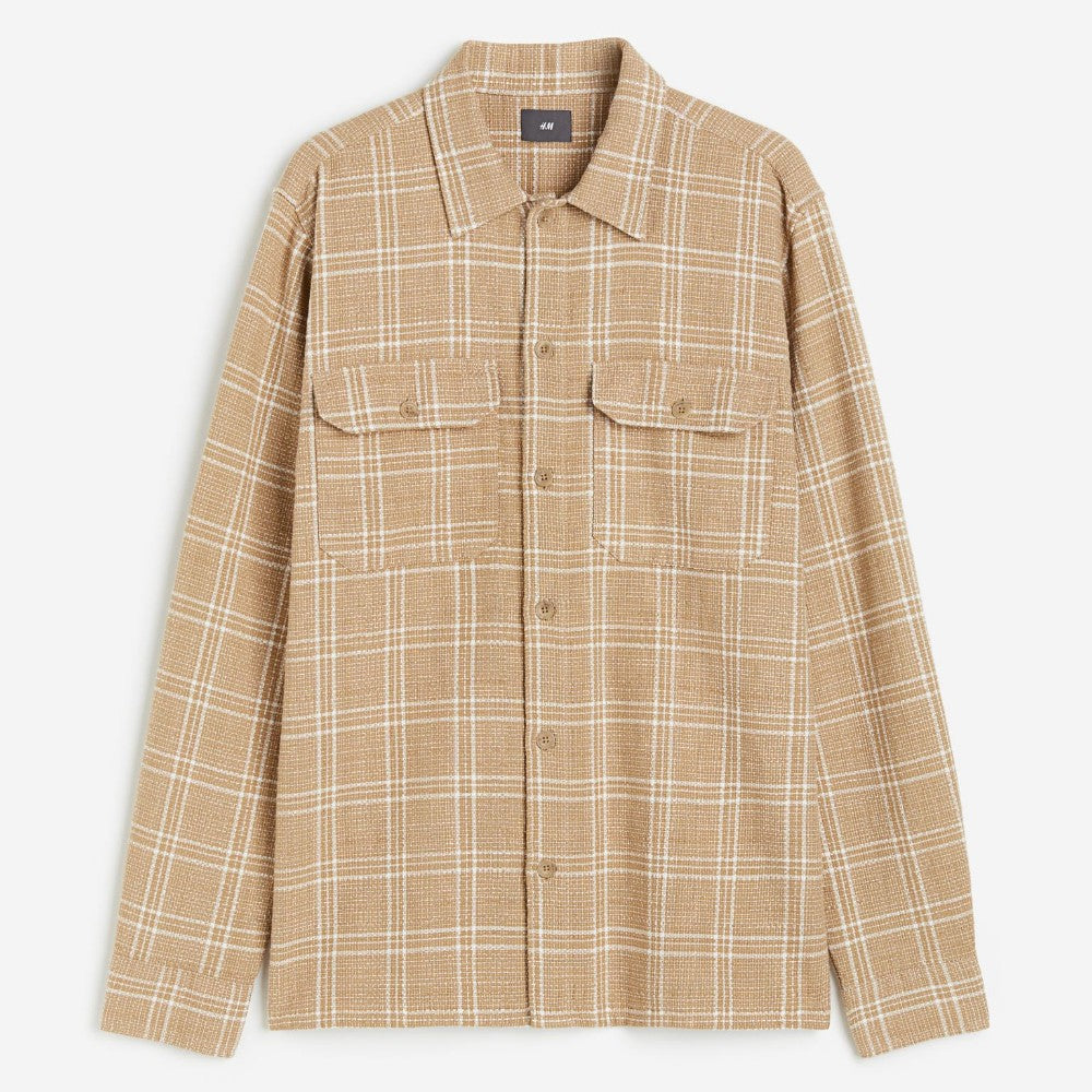 H&M Regular Fit Shirt, beige