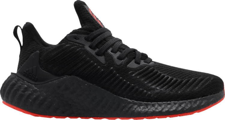 Adidas AlphaBoost 'Core Black' sneakers, black