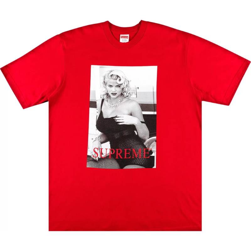 Supreme Anna Nicole Smith T-shirt, red