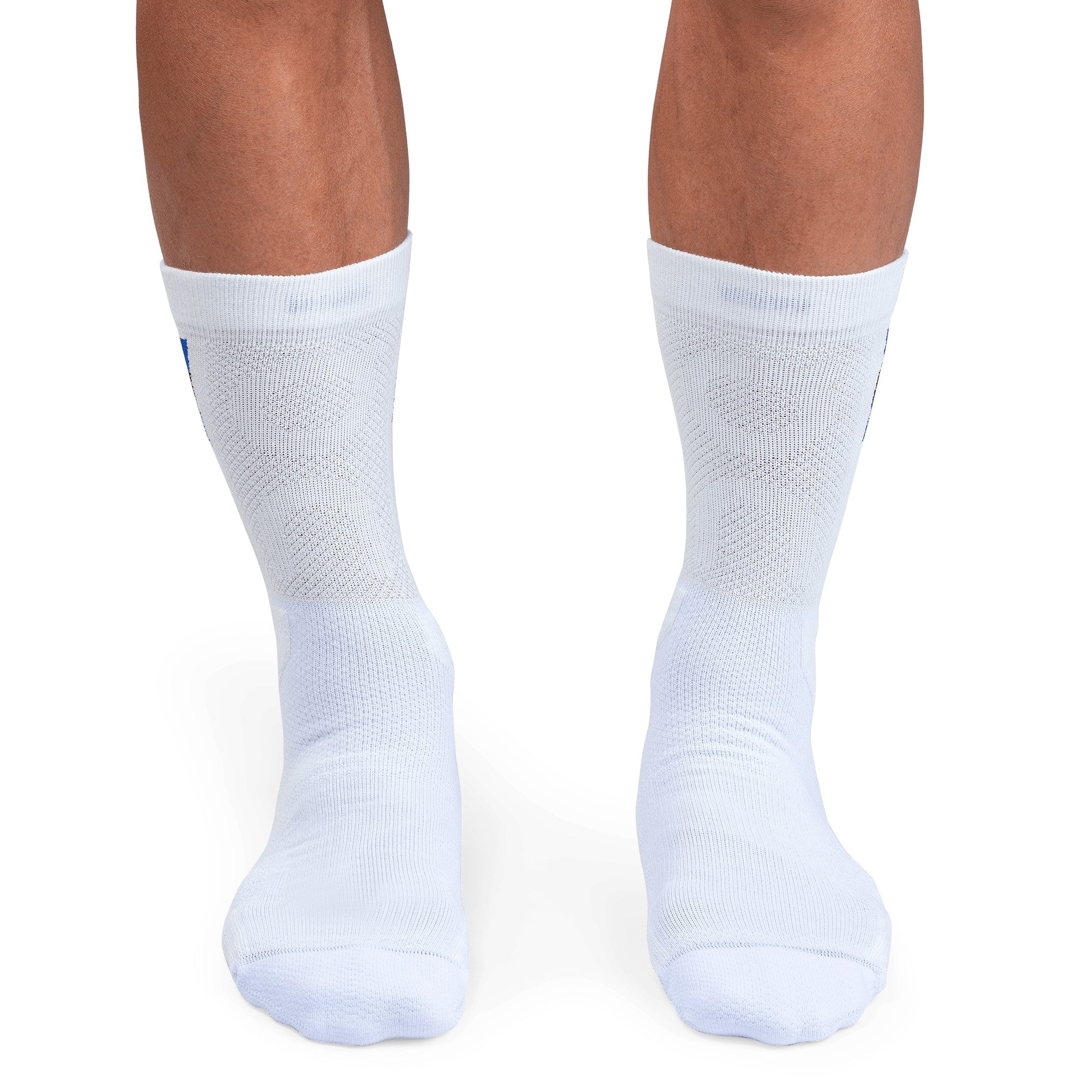 Men's socks On Running Tennis High, white/blue