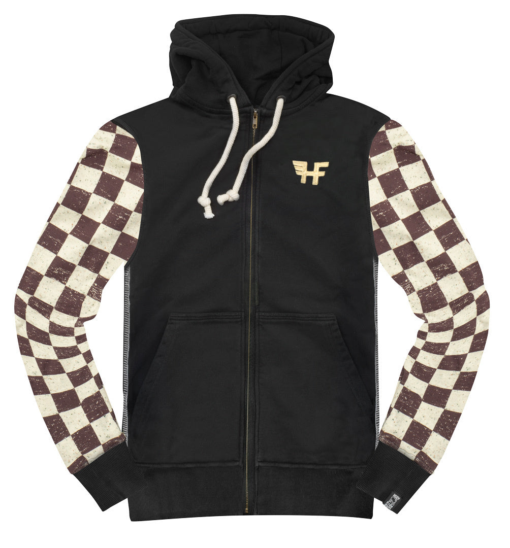 HolyFreedom Caferace Zip Sweatshirt, brown