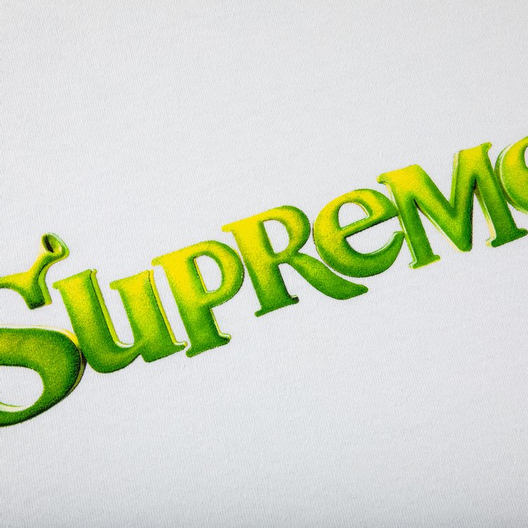 تي شيرت Supreme Shrek باللون الأبيض