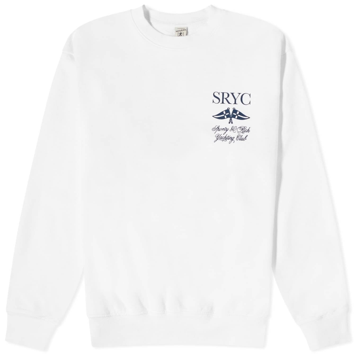 Sporty & Rich Yacht Club sweatshirt, white