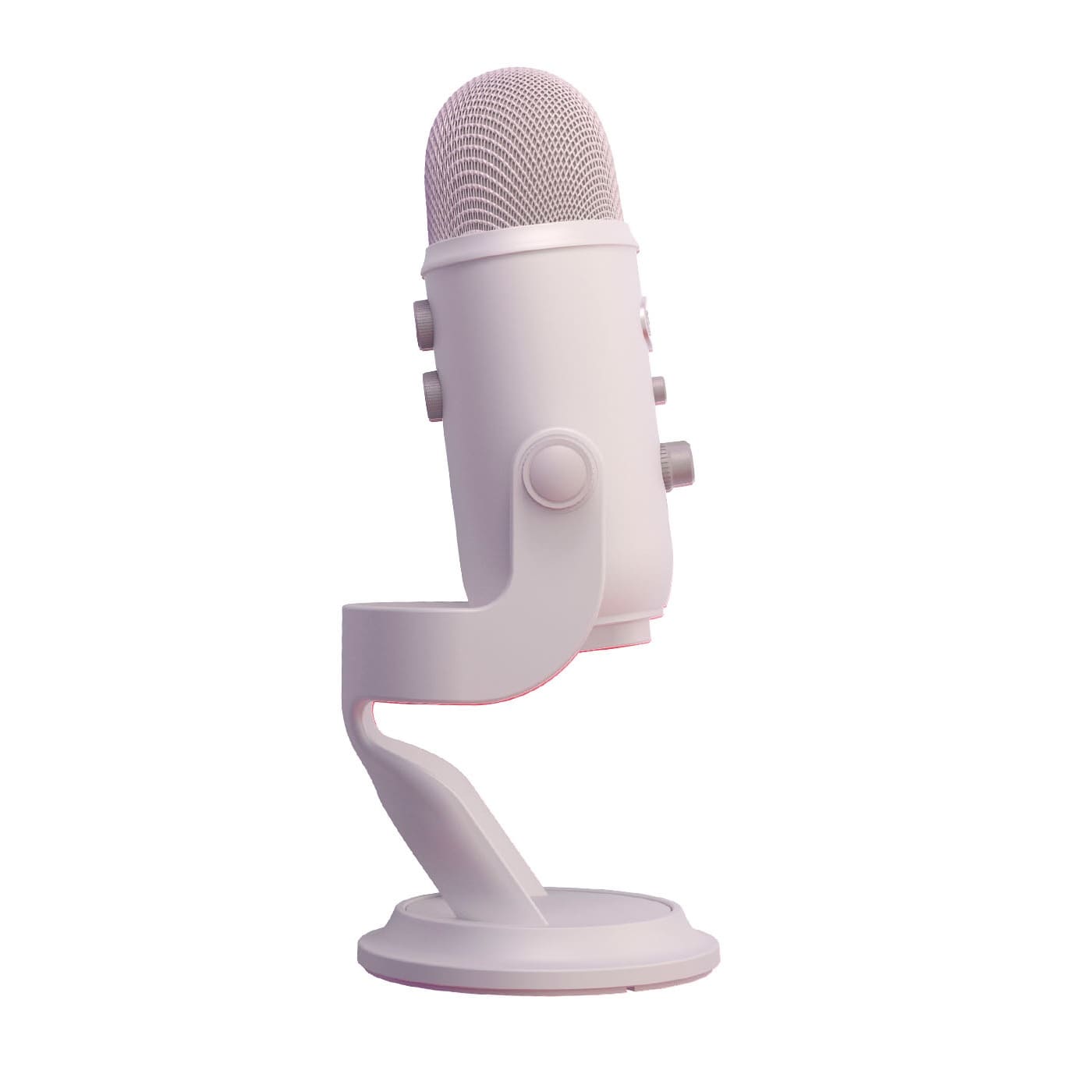 Blue Yeti microphone, white fog