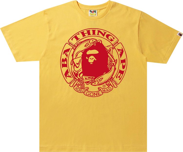 BAPE Archive Graphic Tee #5 'Yellow', Yellow