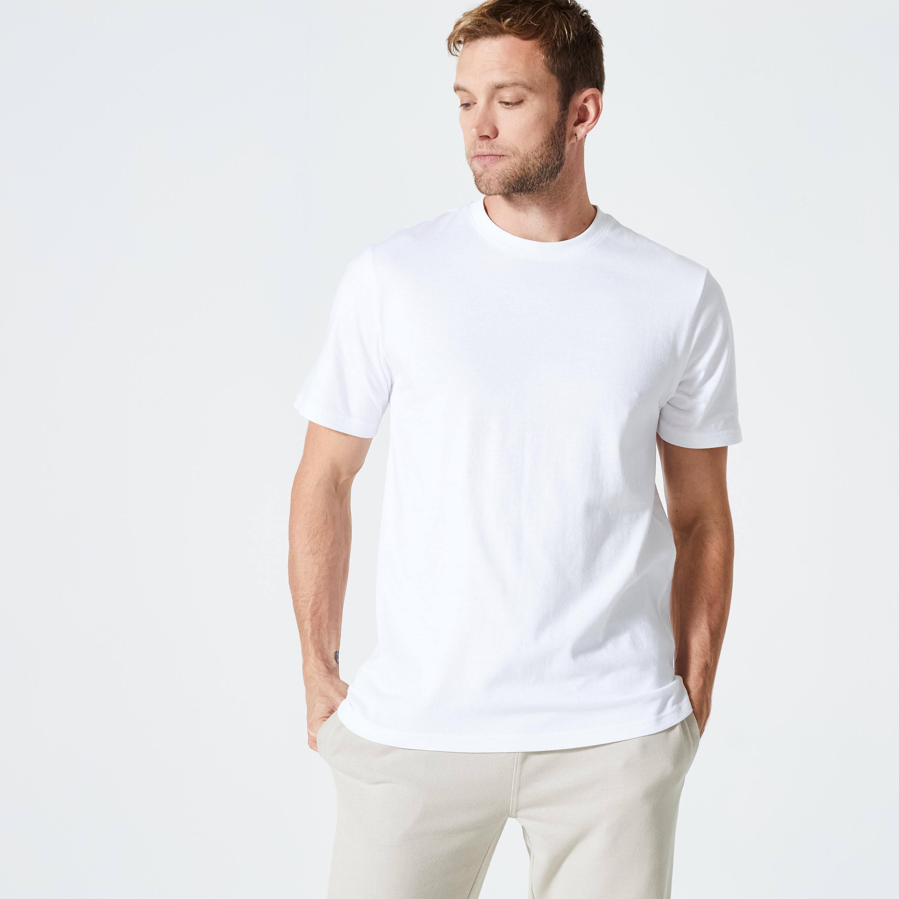 Domyos Essentials 500 T-shirt, white