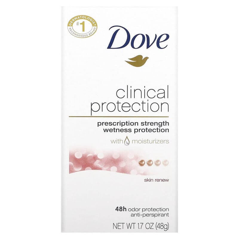 Dove Clinical Protection Antiperspirant Deodorant, 48 g