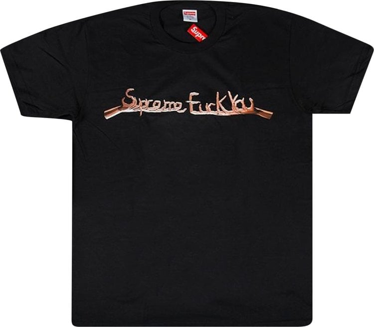 Supreme f*ck You Tee 'Black', black