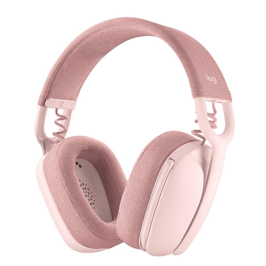 Logitech Zone Vibe 100 Wireless Headset, Pink