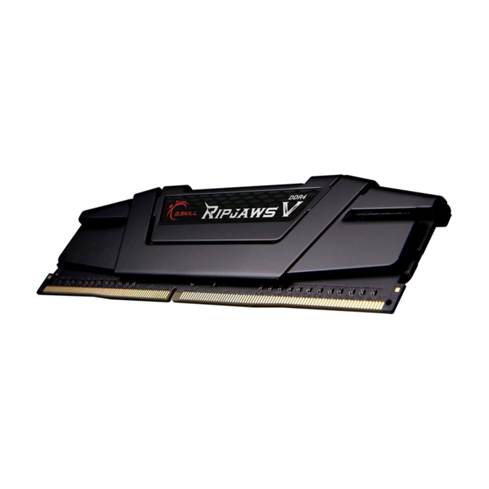 ذاكرة الوصول العشوائي GKILL Ripjaws V، 32 جيجابايت DDR4 (1x32 جيجابايت)، 3200 ميجا هرتز، CL16، F4-3200C16S-32GVK، أسود