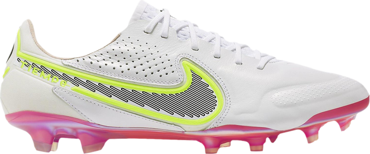 Nike Tiempo Legend 9 Elite FG 'Rawdacious' Boots, White