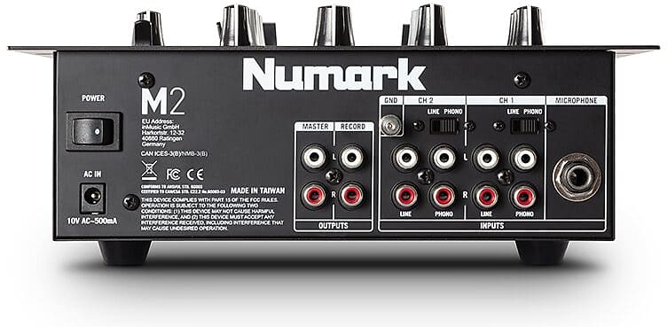 Numark M2 2-channel scratch mixer M2BLACK