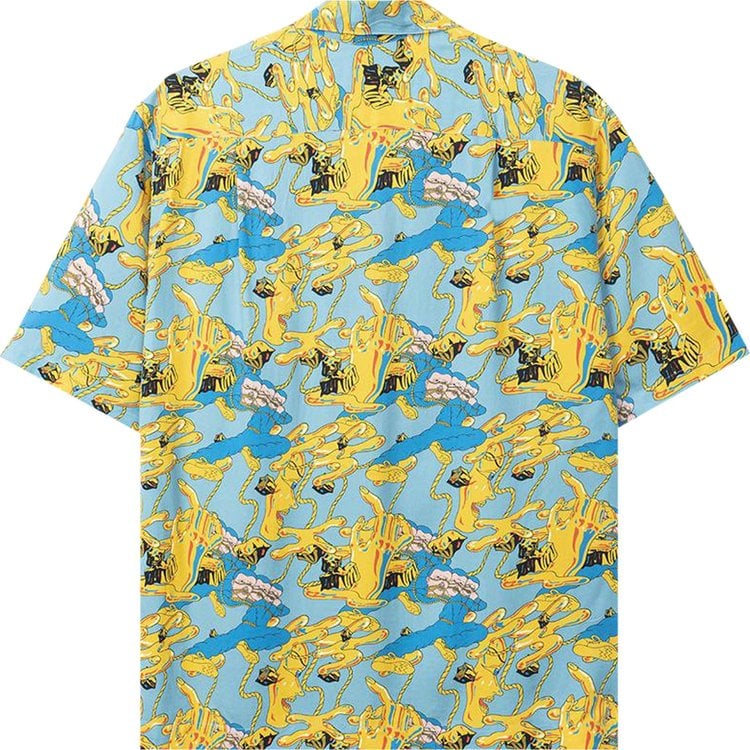 Brain Dead Jonny Negron Bondage Printed Short-Sleeve Hawaiian Shirt 'Blue'