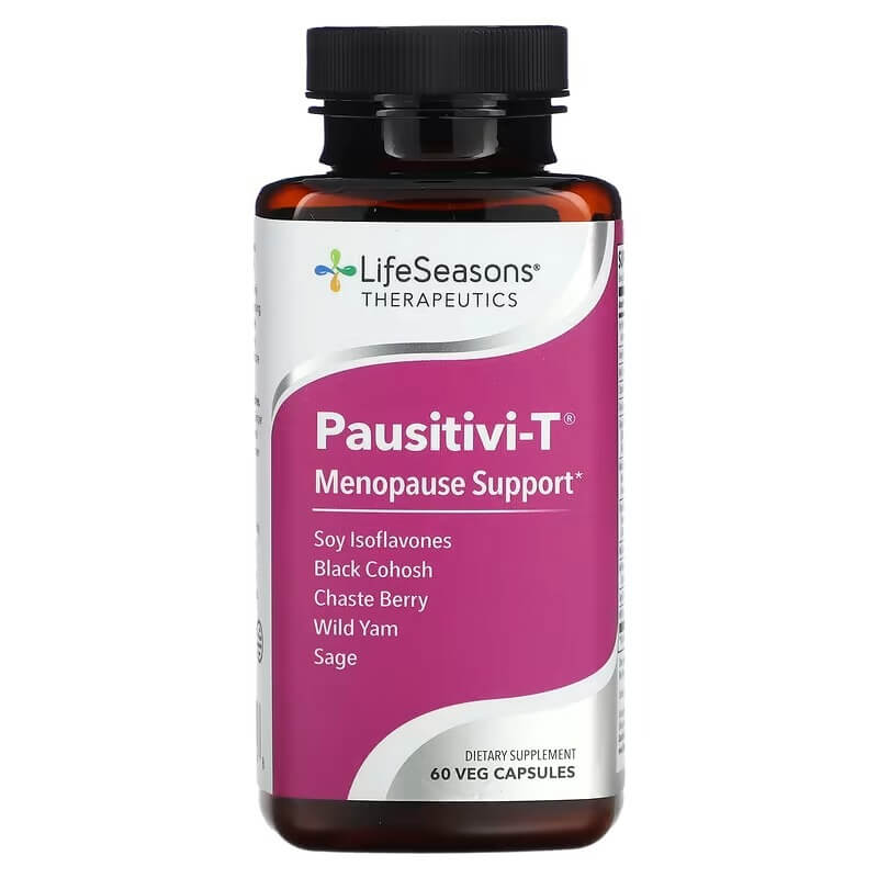 LifeSeasons Pausitivi-T Menopause Support, 60 Veggie Capsules