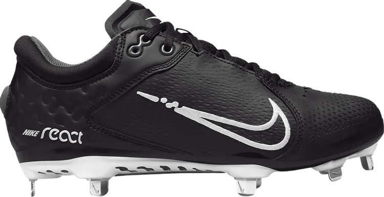 Nike Wmns Hyperdiamond 4 Elite 'Black Dark Grey' Boots, black