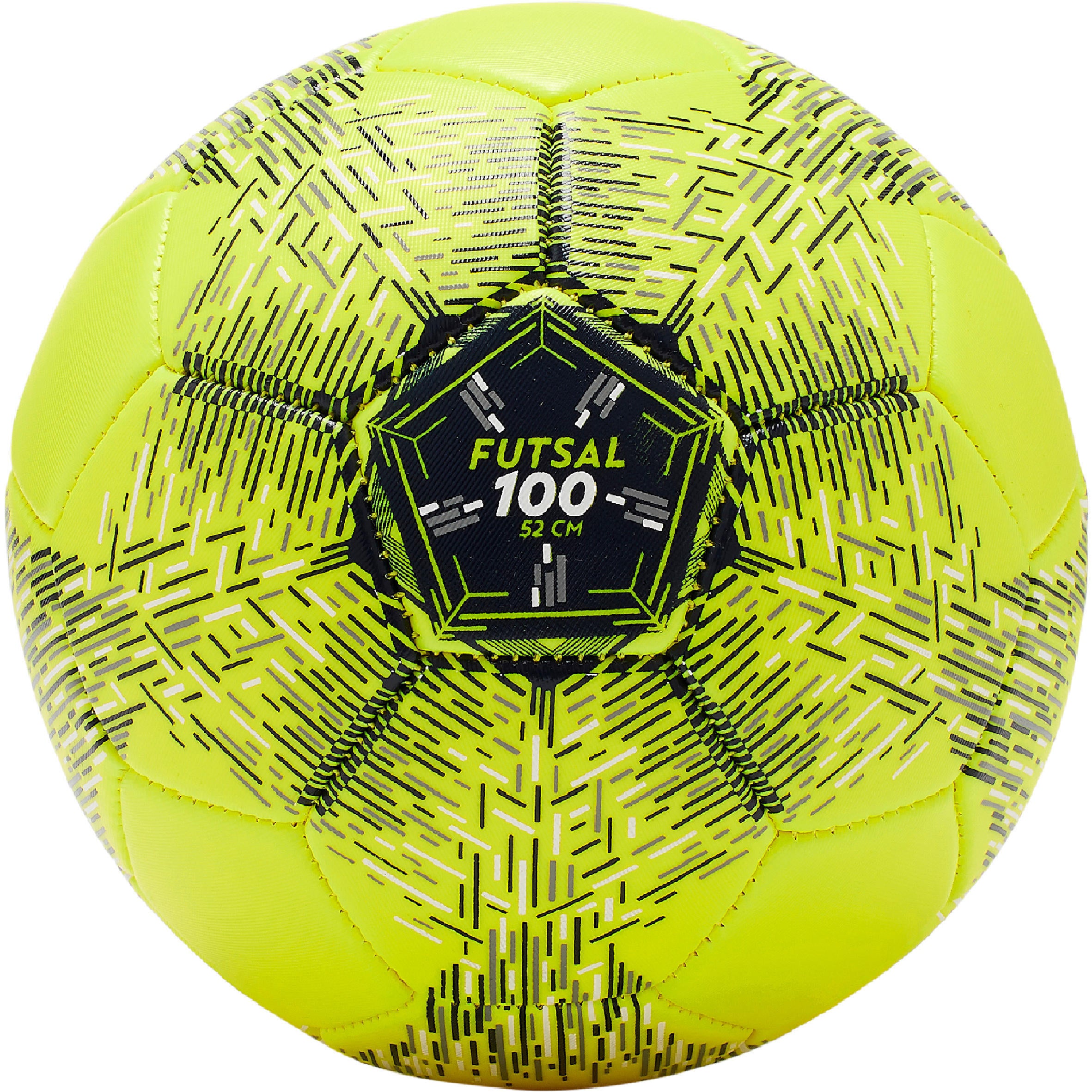 Futsal ball FS100 size 2 310 - 340g yellow KIPSTA, neon yellow