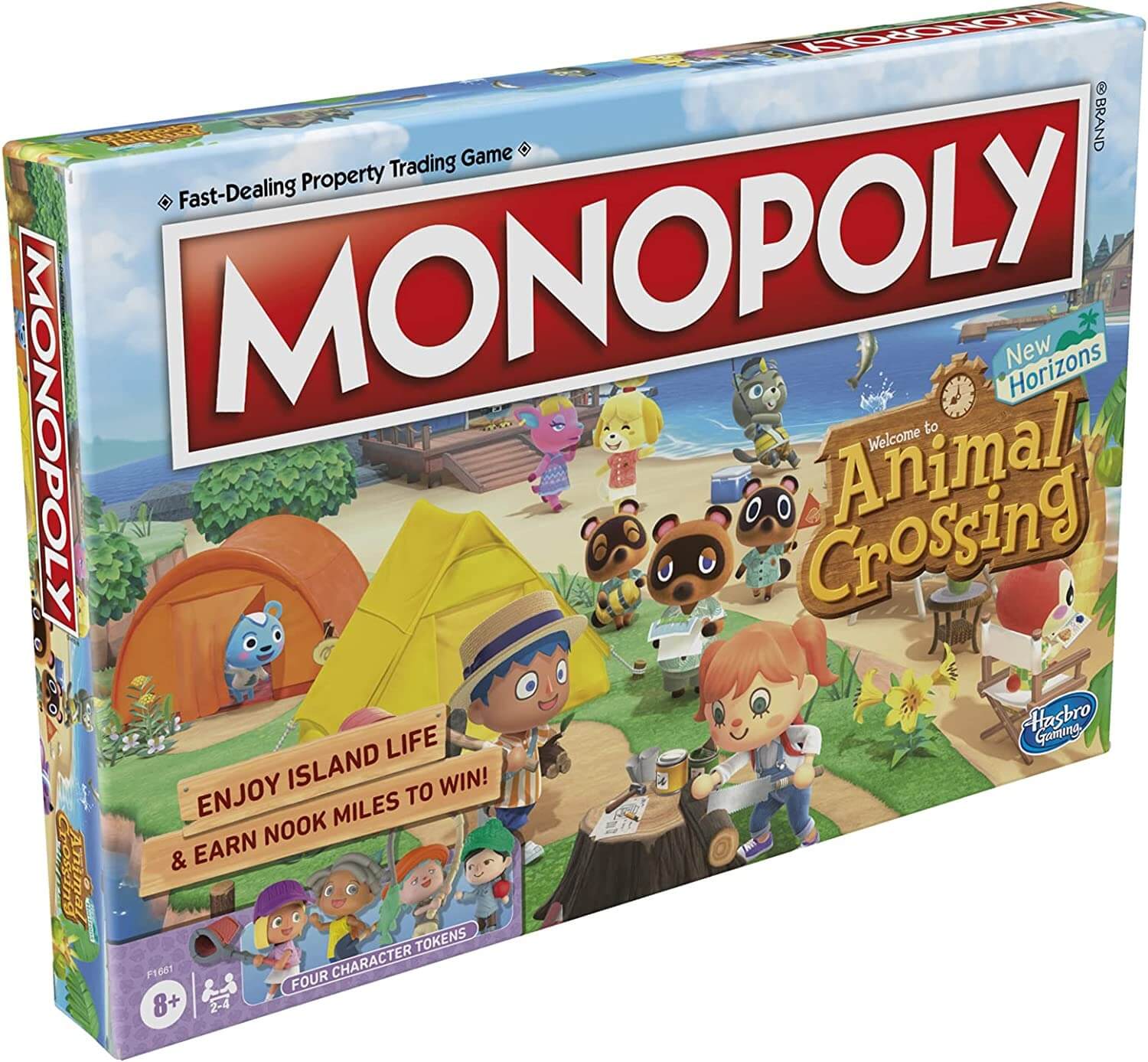 Board game Hasbro Gaming Monopoly: Animal Crossing New Horizons Edition