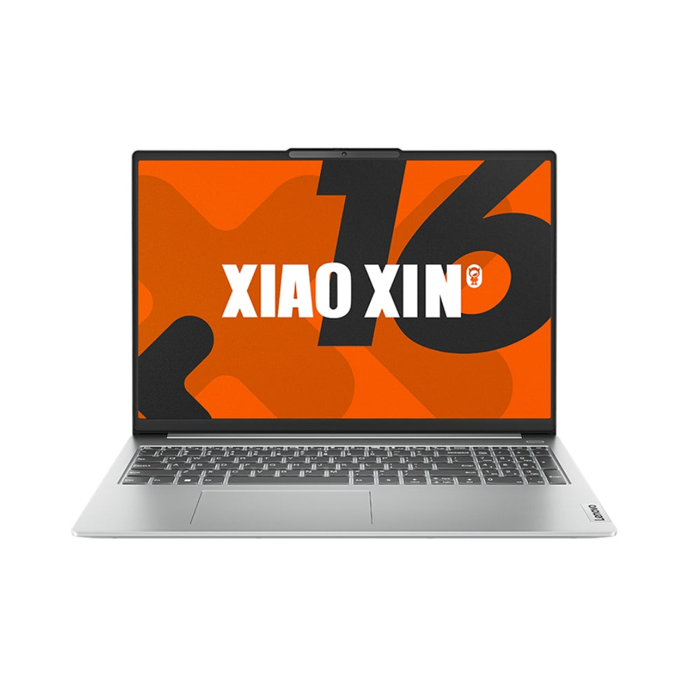 كمبيوتر محمول Lenovo Xiaoxin 16 2024 AI، 16 بوصة، 32 جيجابايت/512 جيجابايت، R7-8845H، فضي، لوحة مفاتيح إنجليزية