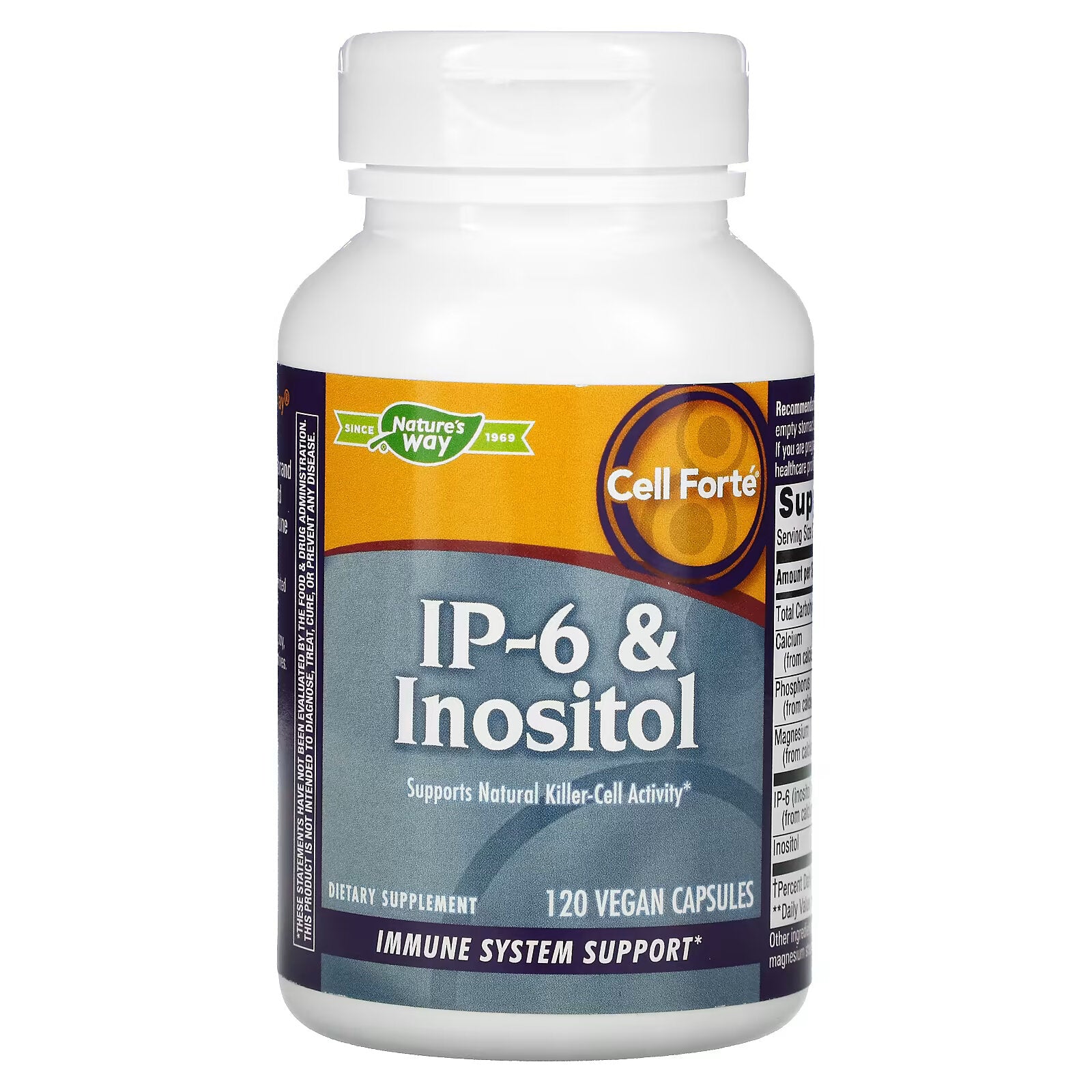 Nature's Way IP-6 &amp; Inositol، 120 كبسولة نباتية