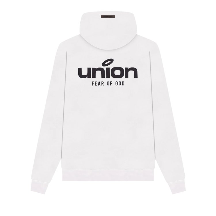 Fear of God Essentials x Union Vintage Hoodie 'White', white