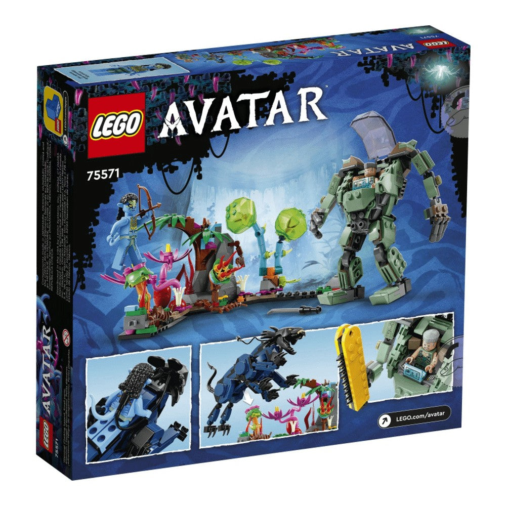 LEGO Avatar Neytiri & Thanator vs. AMP Suit Quaritch 75571, 560 parts