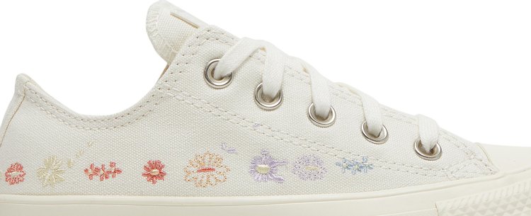 Sneakers Converse Wmns Chuck Taylor All Star Low Embroidered Floral - Egret, white