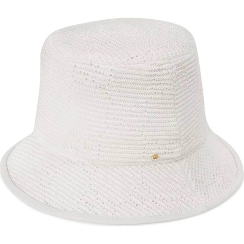 Gucci GG Cable Knit Fedora Hat, cream