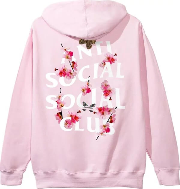 Anti Social Social Club Kkoch sweatshirt, pink