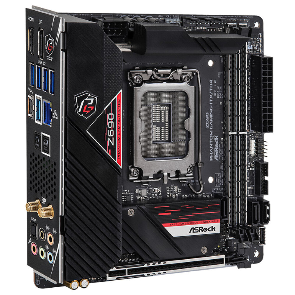 ASRock Z690 Phantom Gaming motherboard-ITX/TB4, LGA 1700, DDR5, WiFi