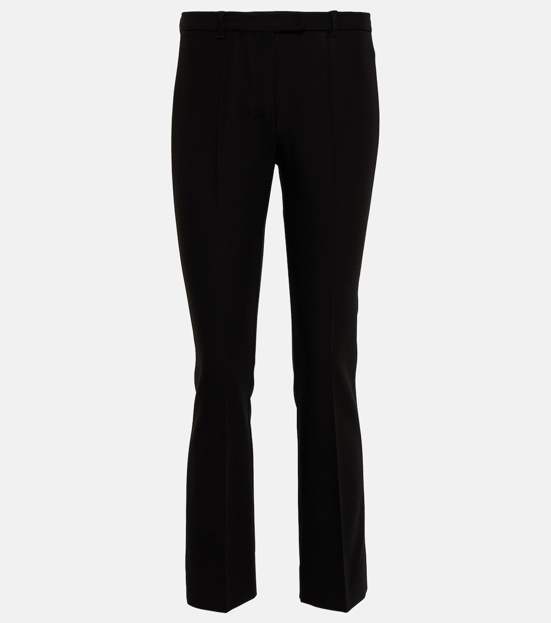 Mid-rise Fatina cropped trousers 'S MAX MARA, black