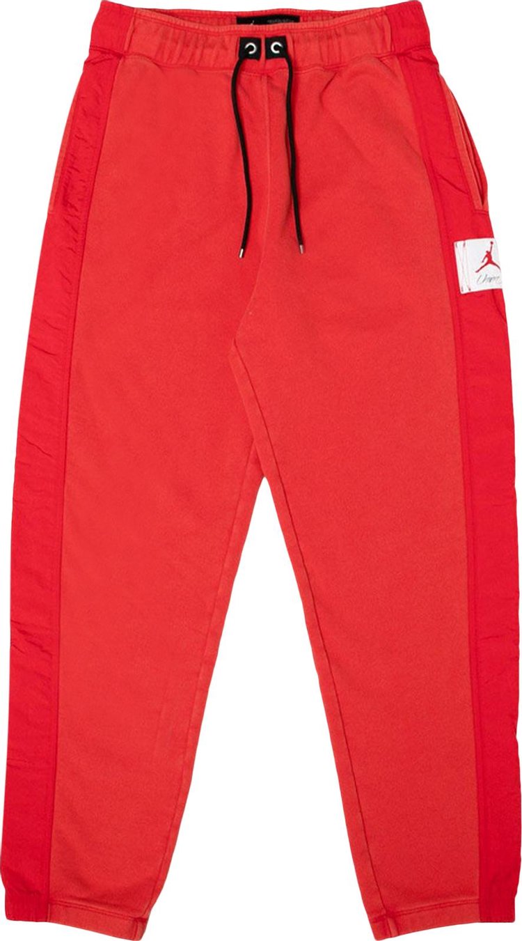 Air Jordan x Union NRG AJ Flight Pants 'Red', red