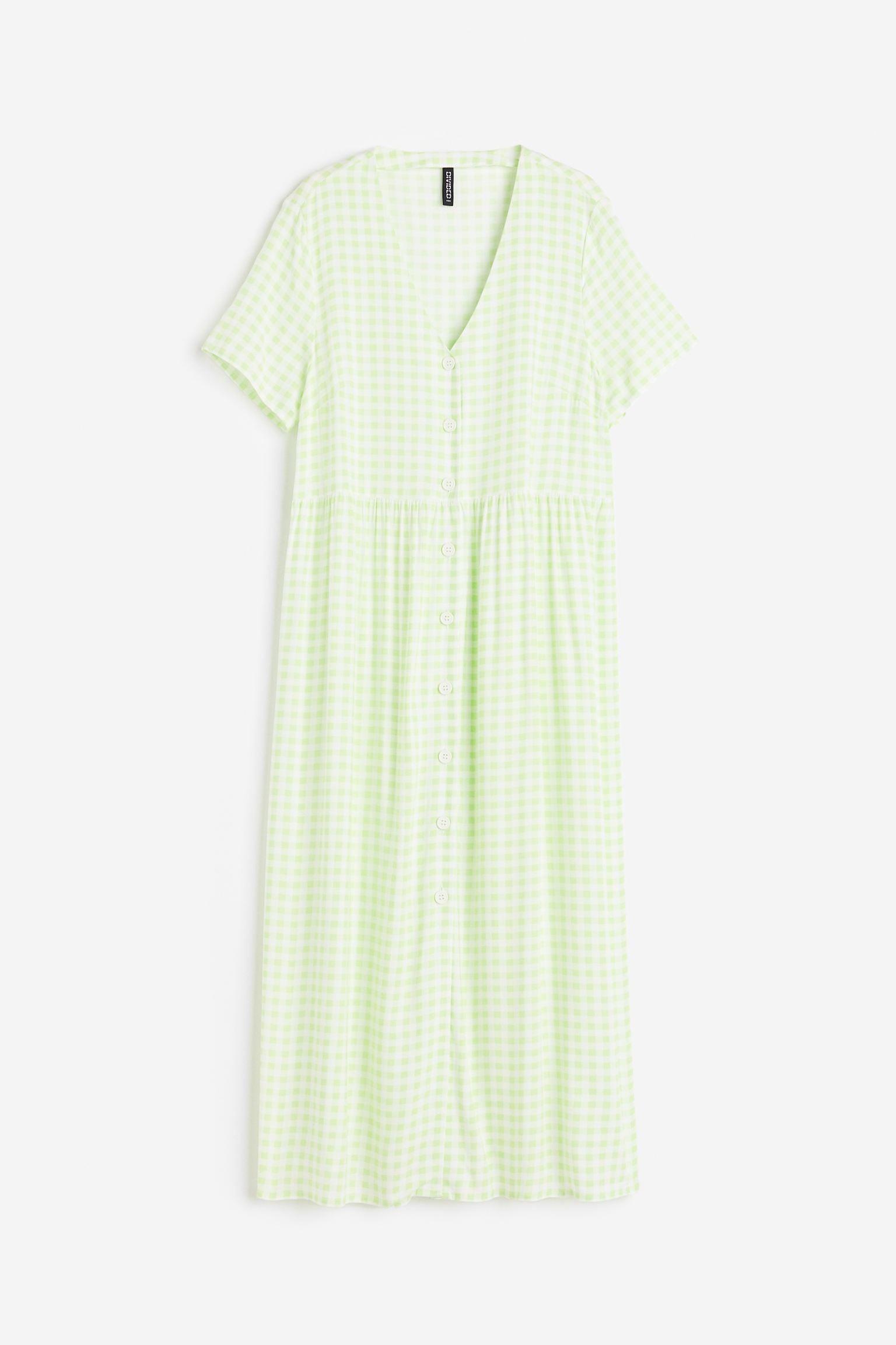 H&M Button-front dress, light green