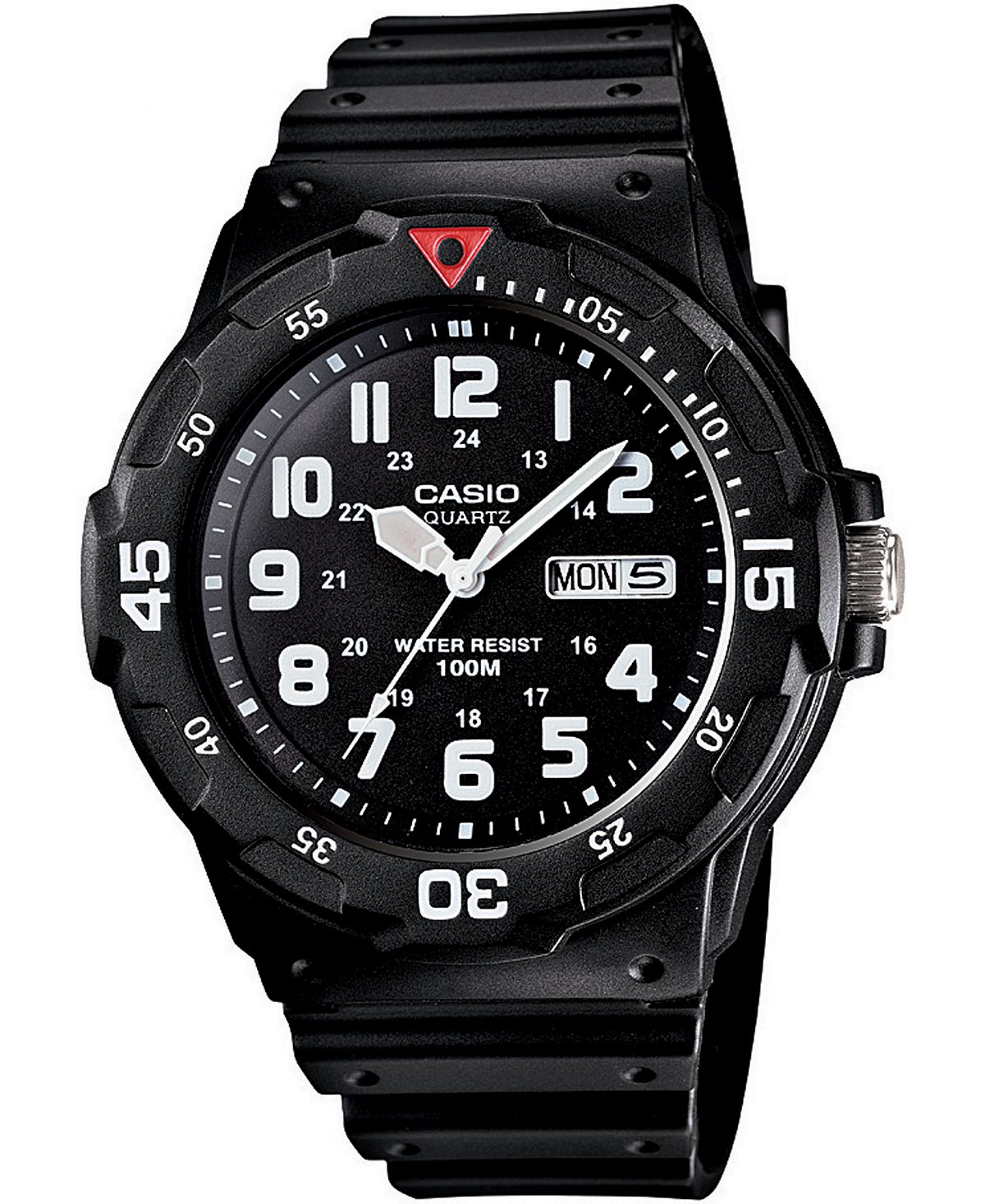 Men's watch with black polymer strap, 43 mm Casio