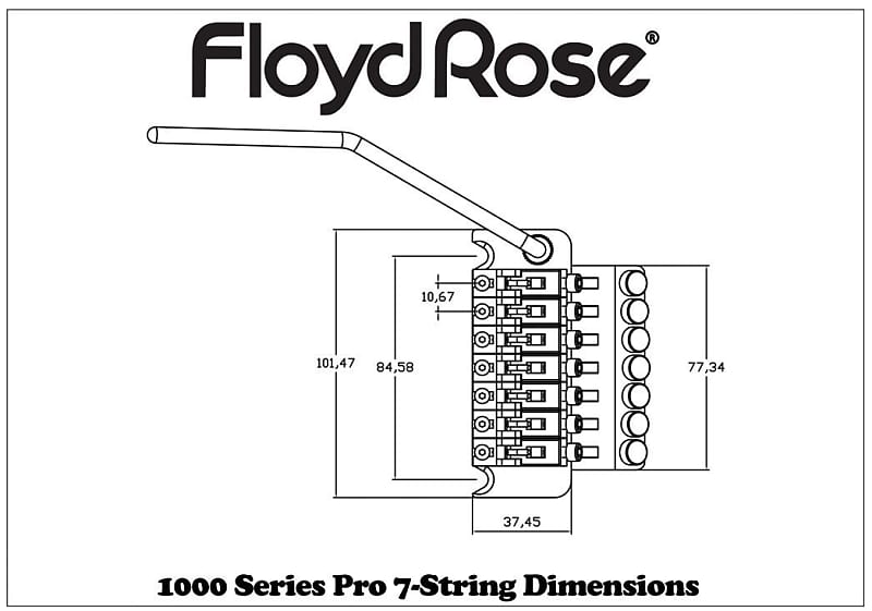 Floyd Rose 1000 Series Pro 7-String Tremolo