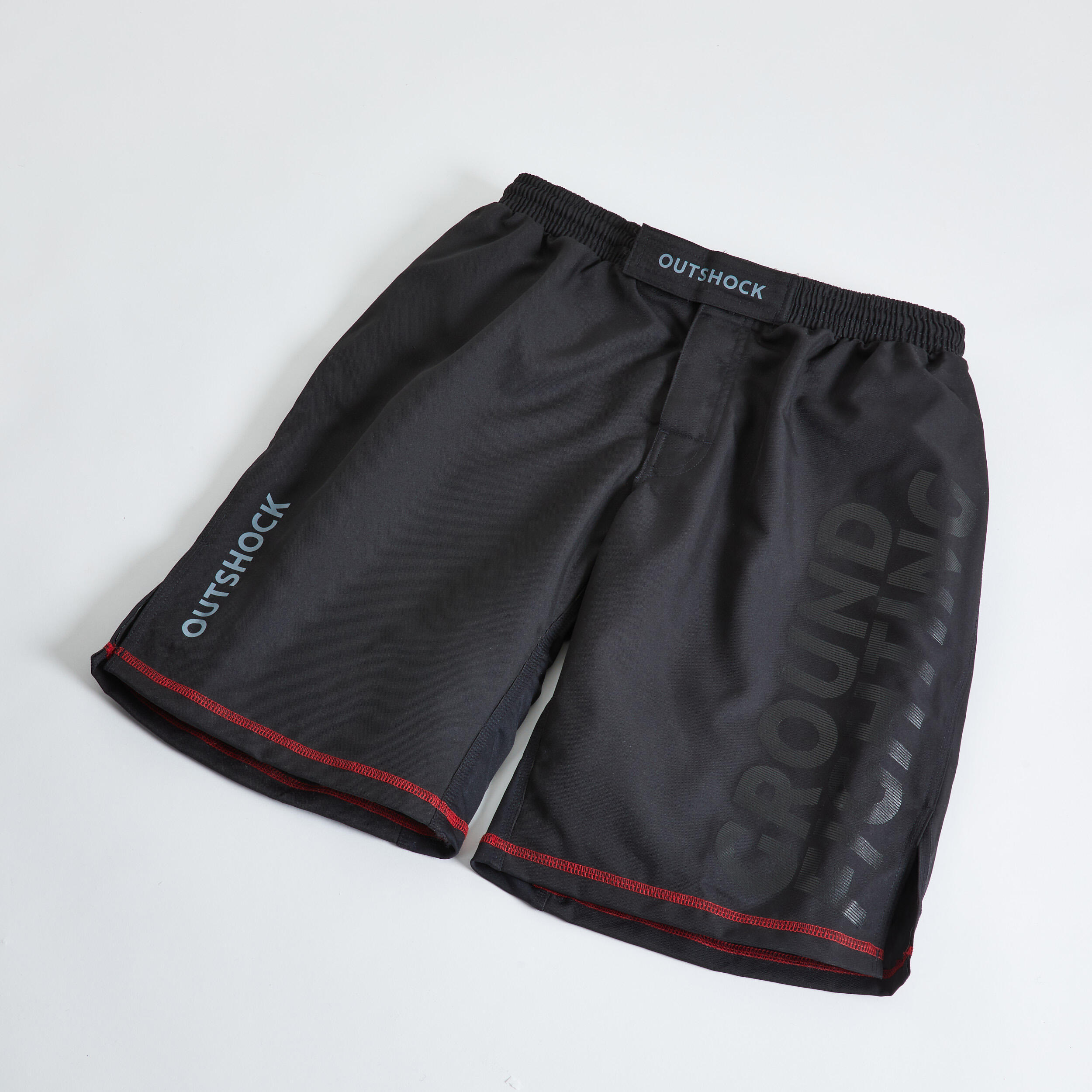 Outshock MMA/Grappling 500 shorts, black/burgundy