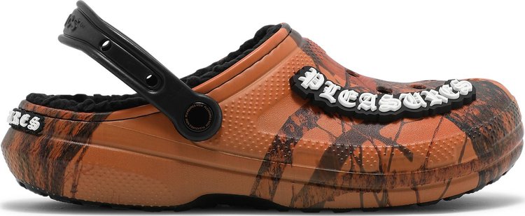 صندل Pleasures x Dylan Clog Orange Camo، برتقالي