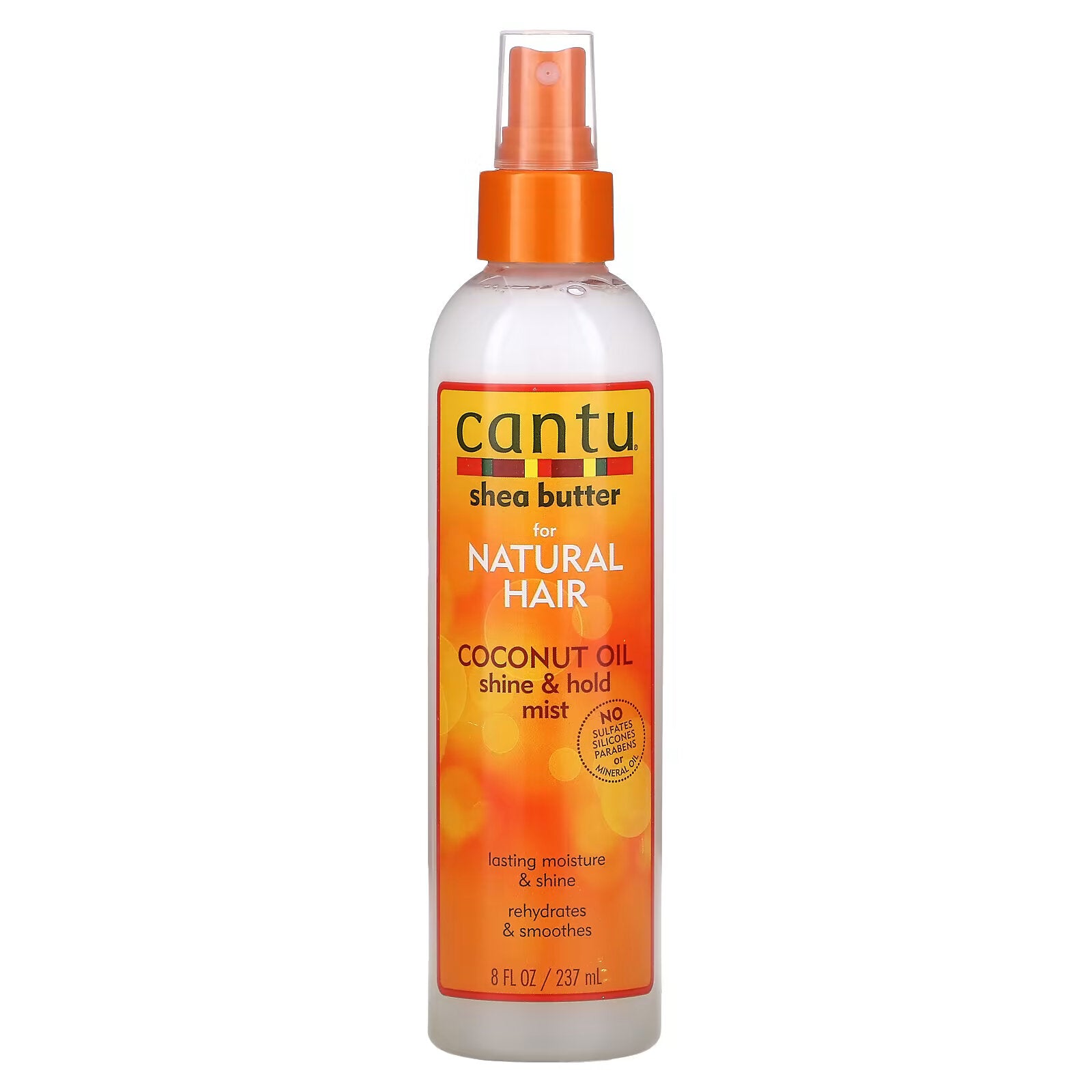 Cantu , Shea butter for natural hair Coconut Oil Shine & Hold Spray, 8 fl oz (237 ml)