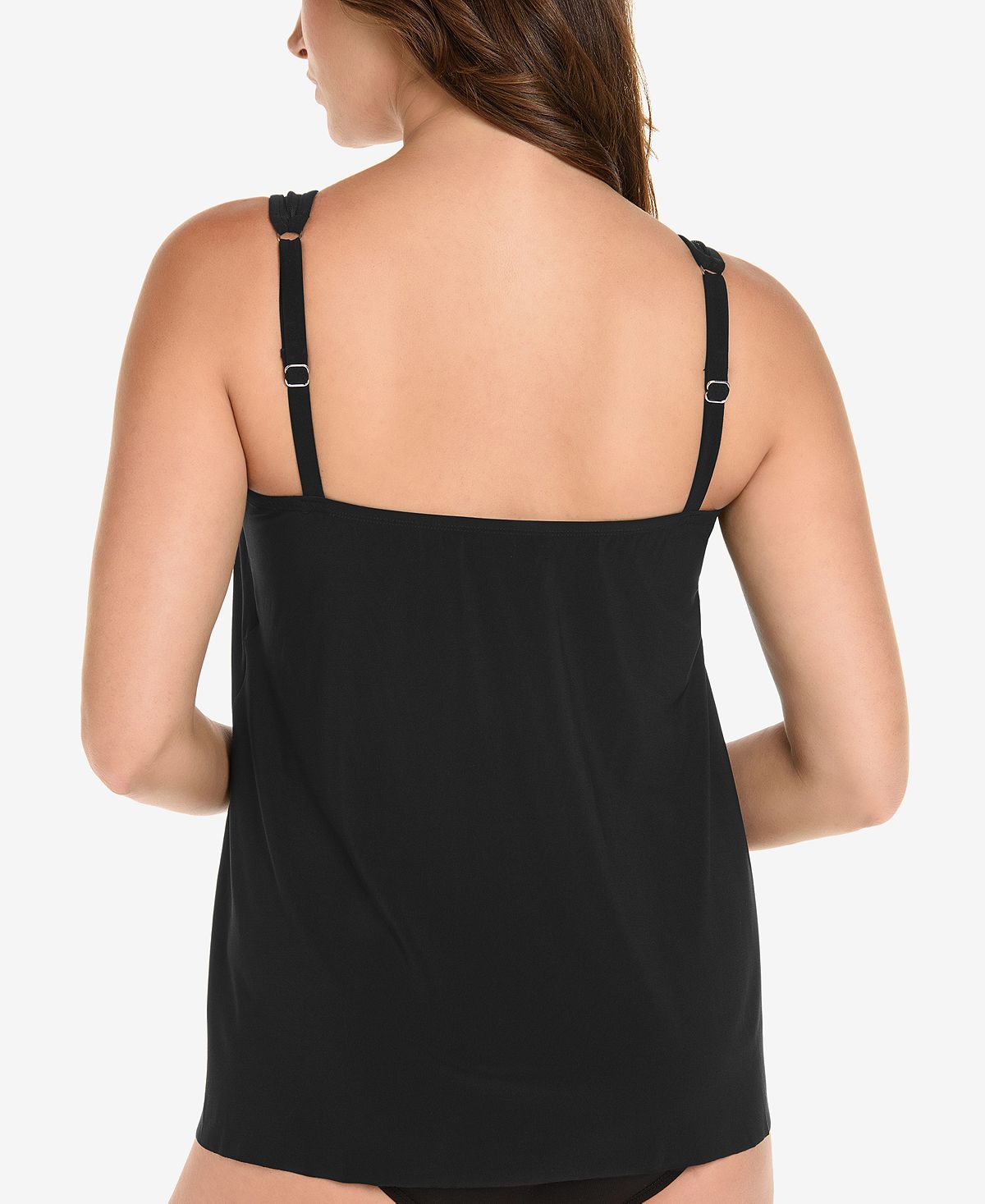 Miraclesuit illusionist mirage underwire tankini top, black