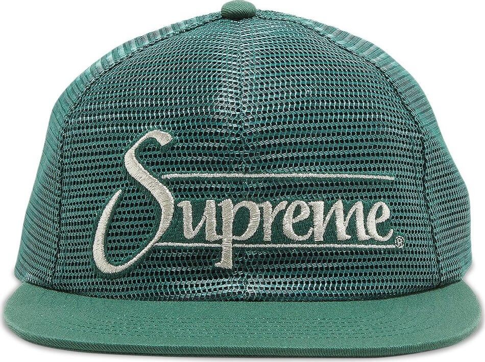 Supreme Mesh 6-Panel Baseball Cap, Green